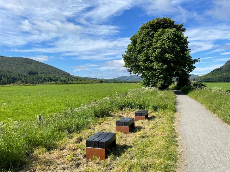 The bench at Ballater