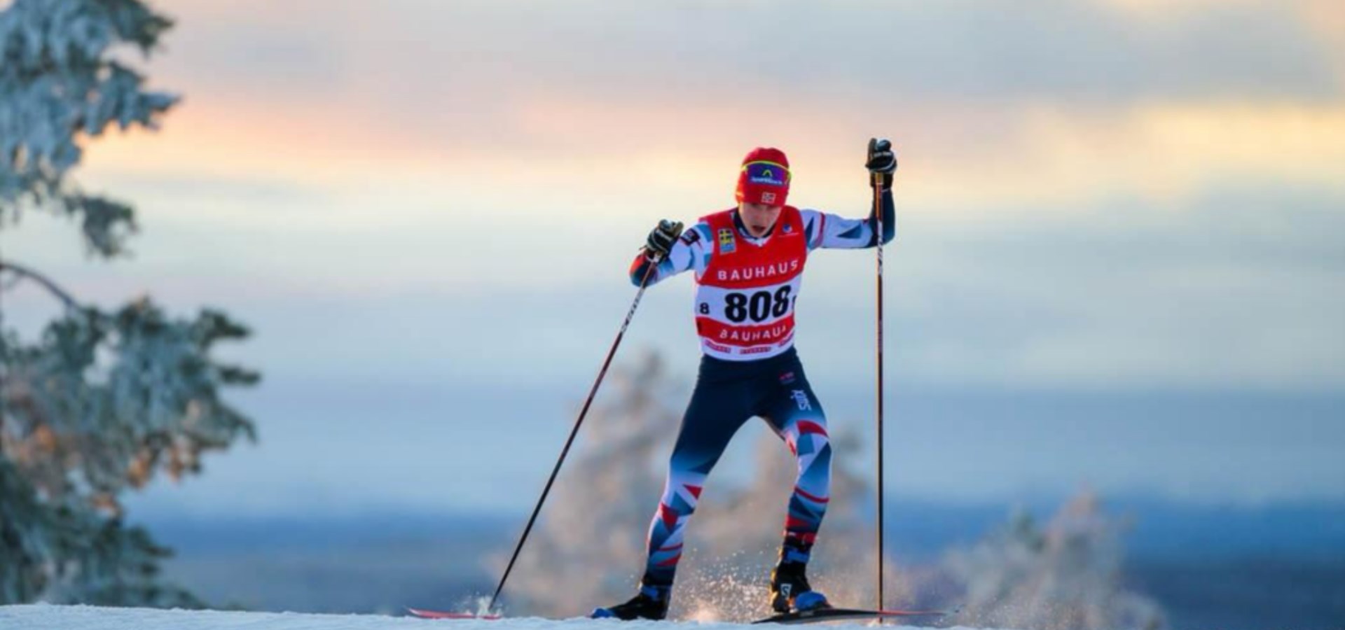 Jack Somerset on the ski slopes