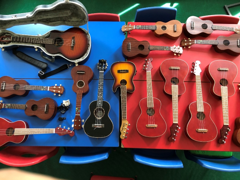 ukuleles