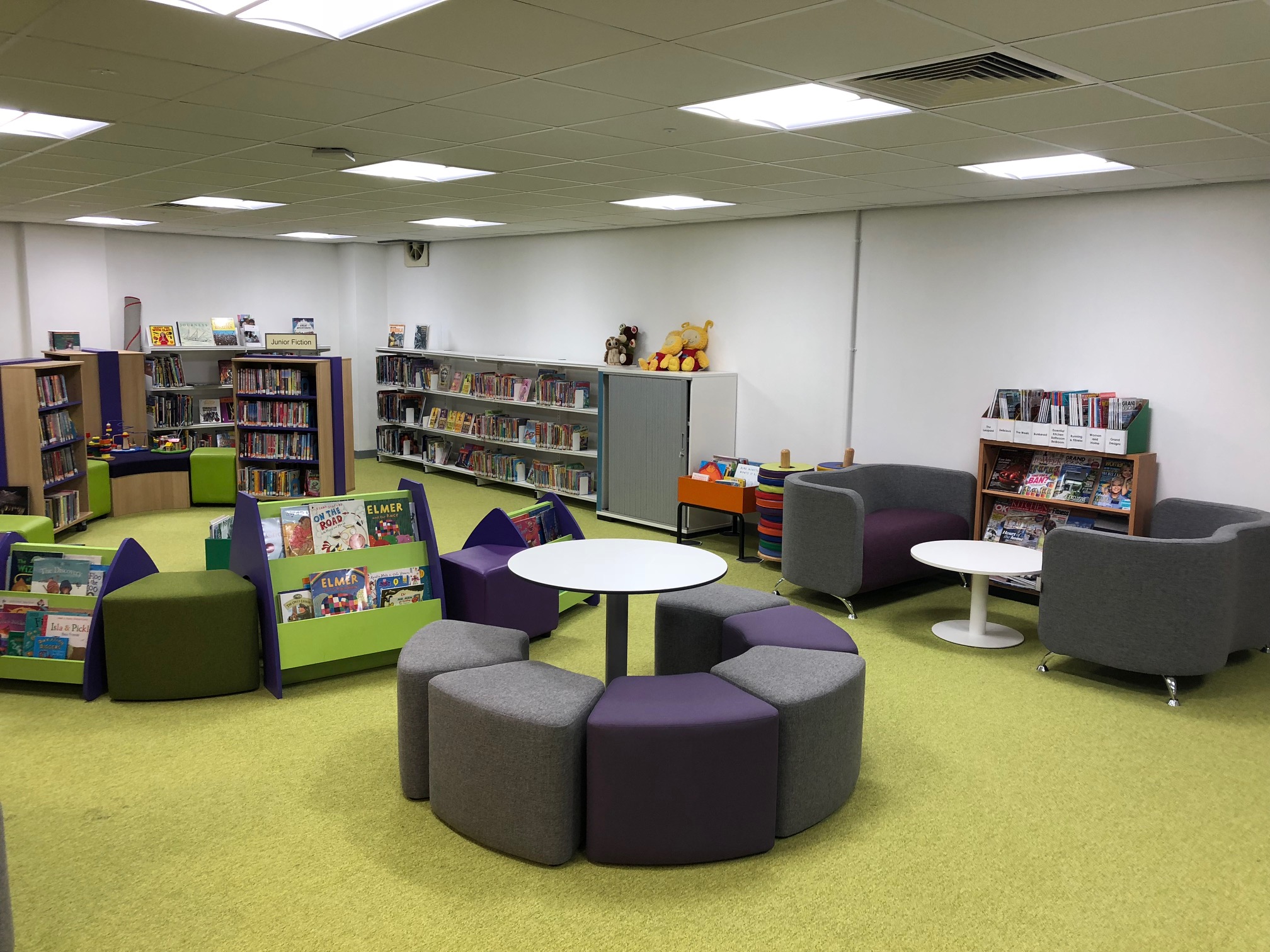 Aboyne Library interior