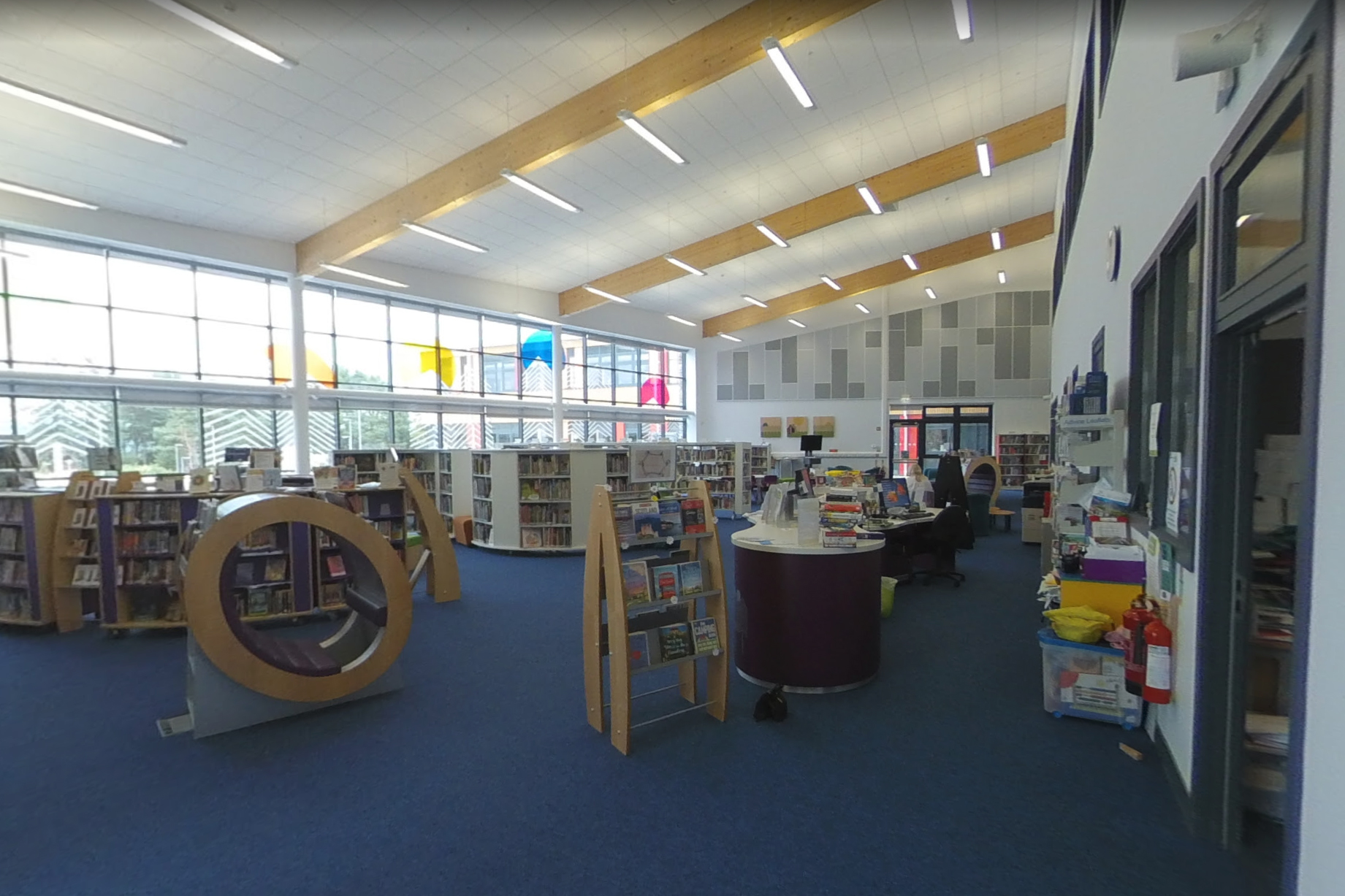 Alford Library interior