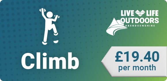 Climb memberships £19.40 per month