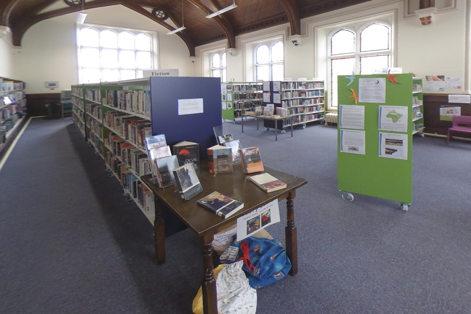 Huntly Library interior