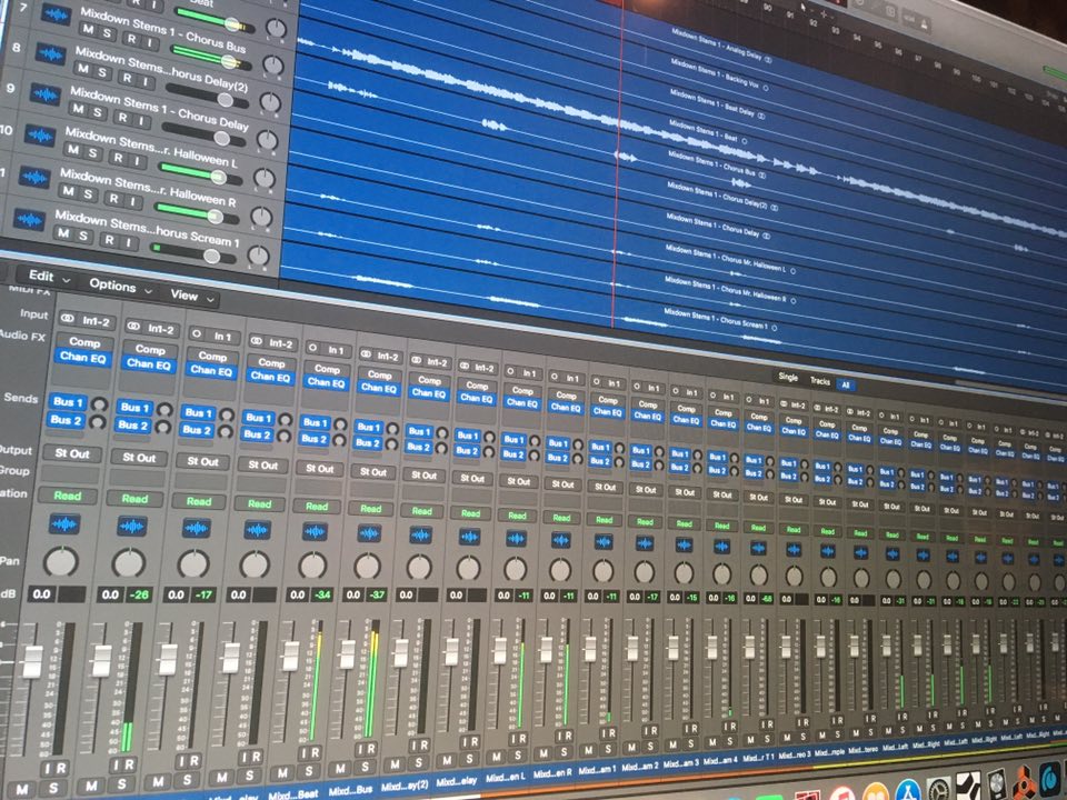 Audio recording software screen