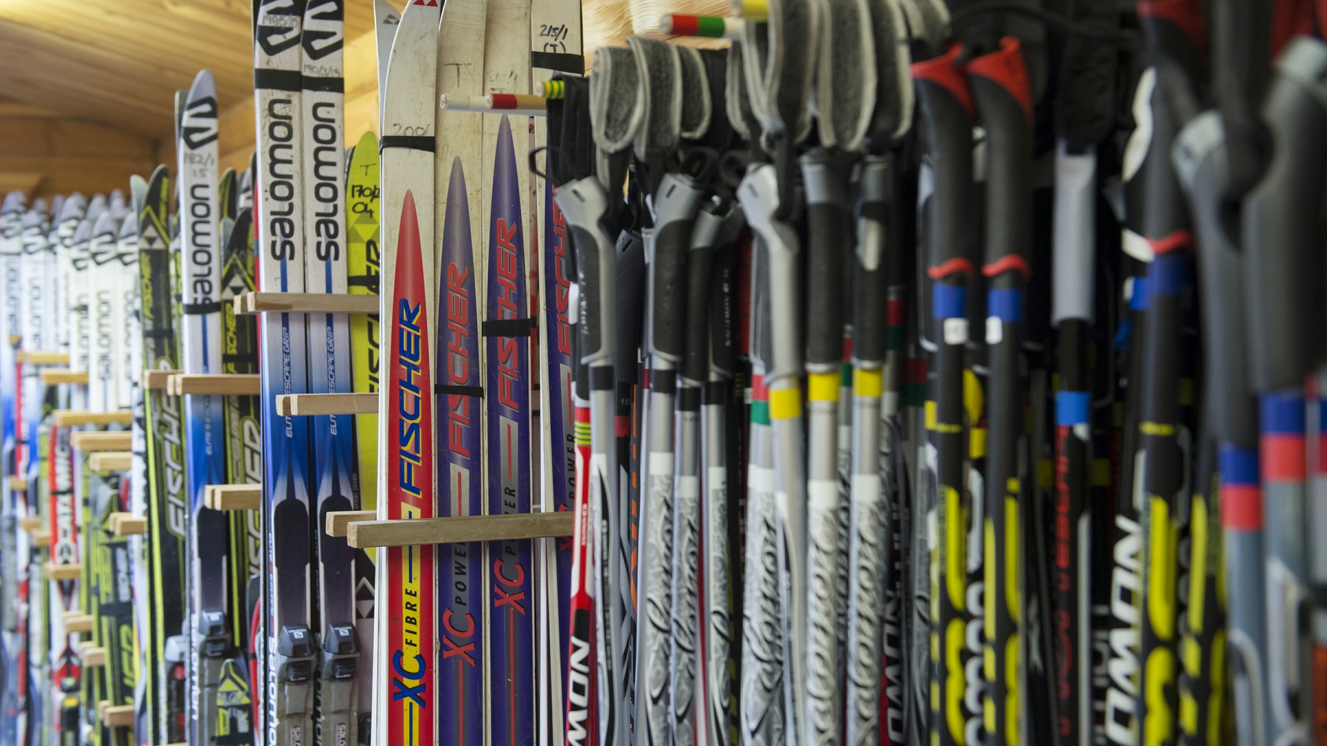 A selection of ski's