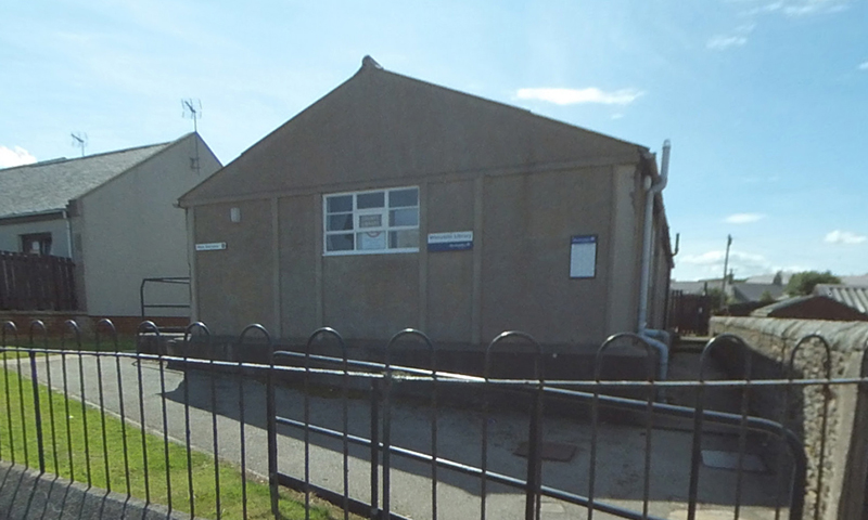 The exterior of Whitehills Library