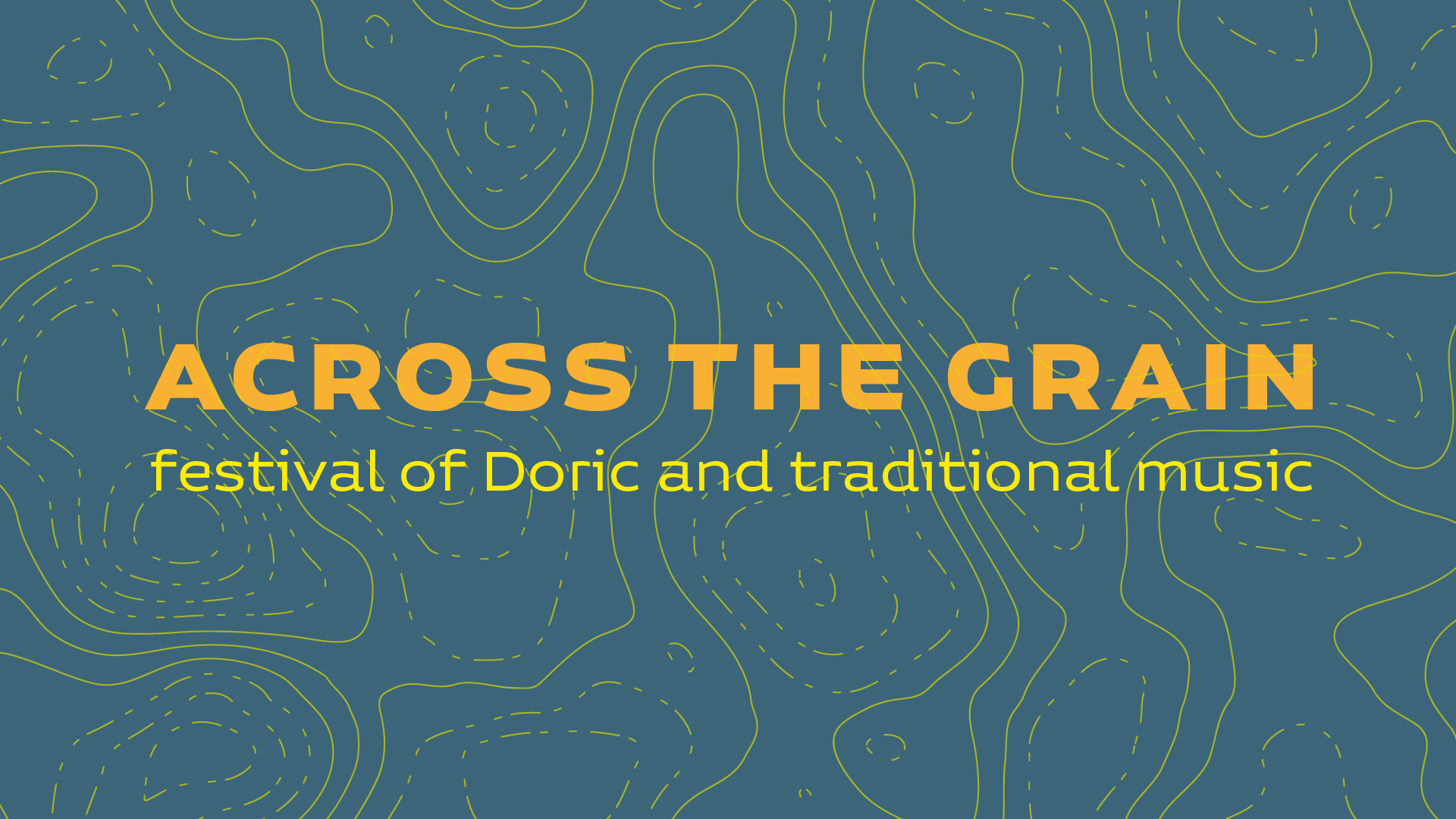 'Across the Grain logo with wording - festival of Doric and traditional music