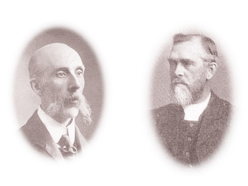 portraits of Gavin Greig and James Bruce Duncan