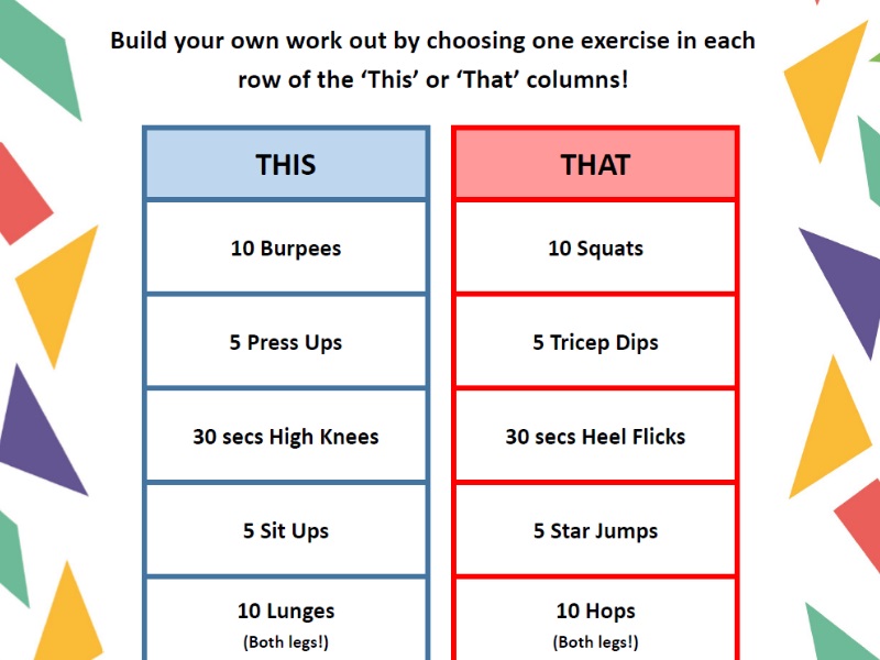 Build your own workout