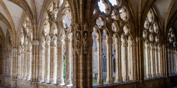 The inside of a cathedral