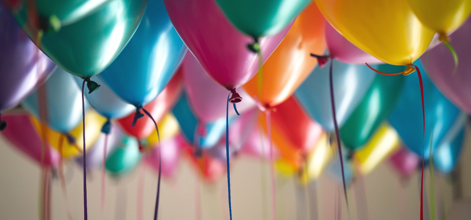 A selection of colourful balloons