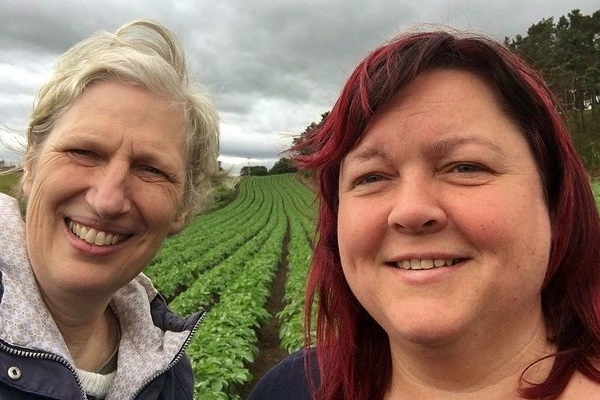 Mary Bourne and Lynne Strachan